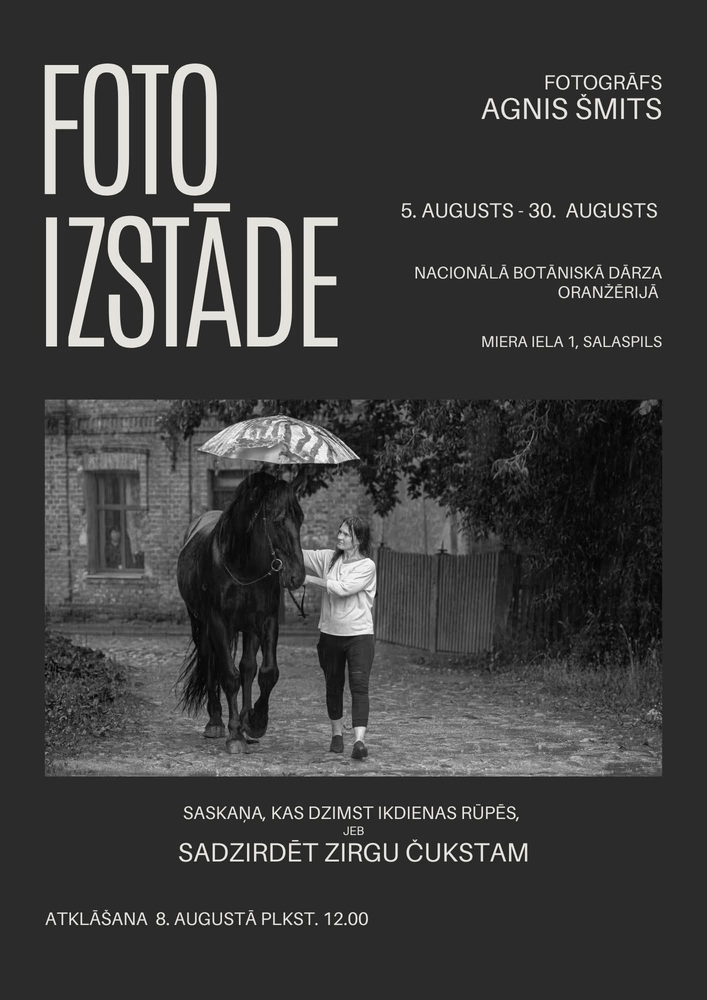 Poster of the Horses photography exhibition